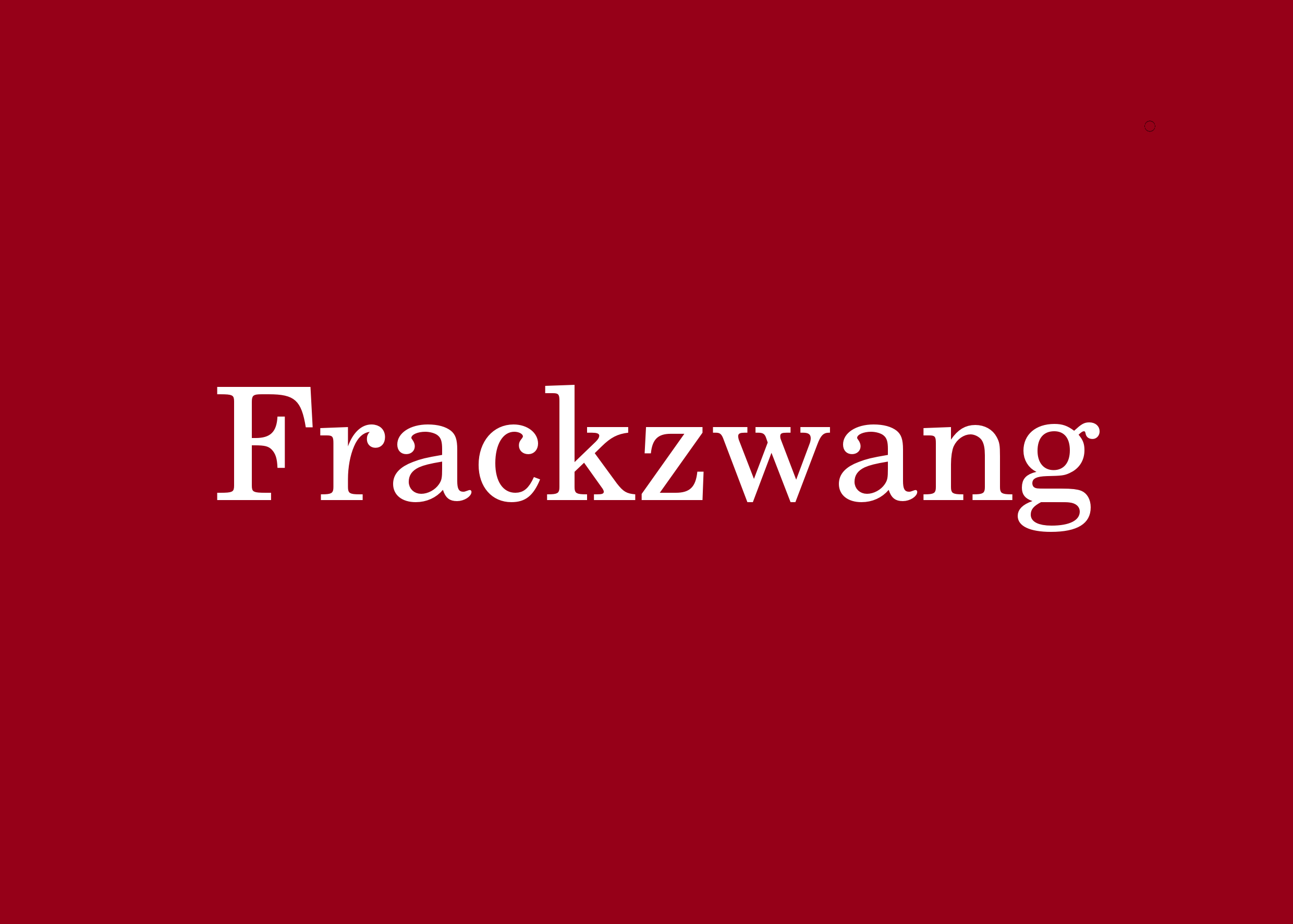 Frackzwang